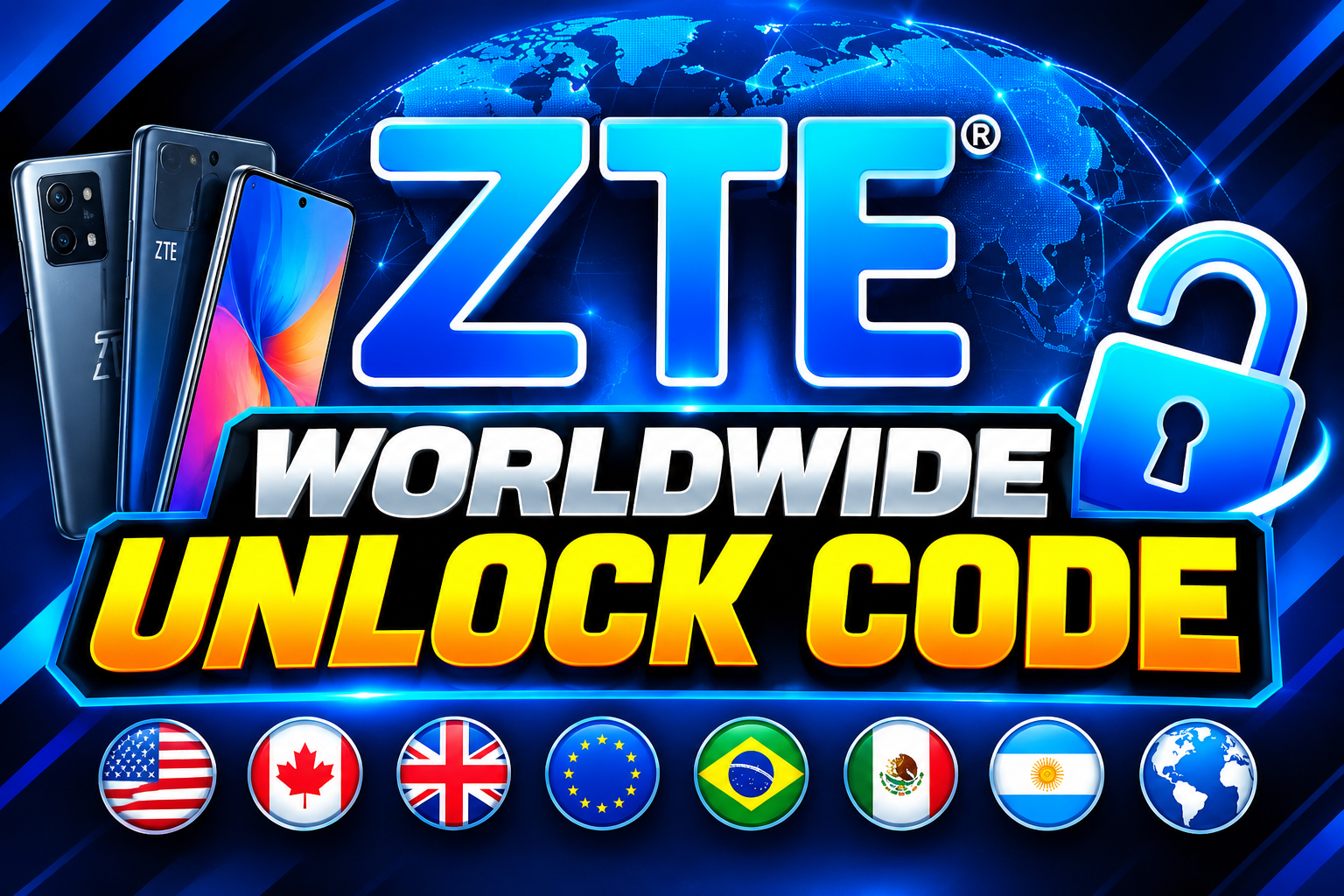 ZTE Worldwide Unlock Code Via IMEI Service [ AT&T ONLY] [Already Processing / IMEI Active Other / Not Found / Not AT&T / Not Eligible / Past Due / GoPhone]