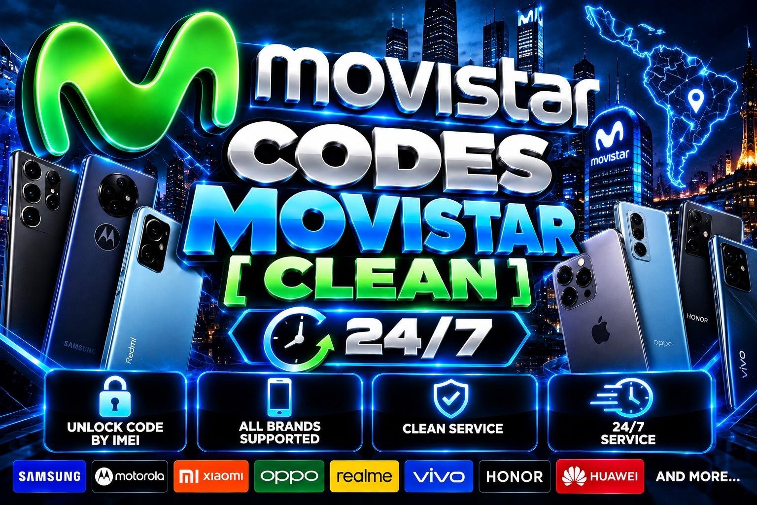 Codes Movistar  [Clean] [ 24/7 ]