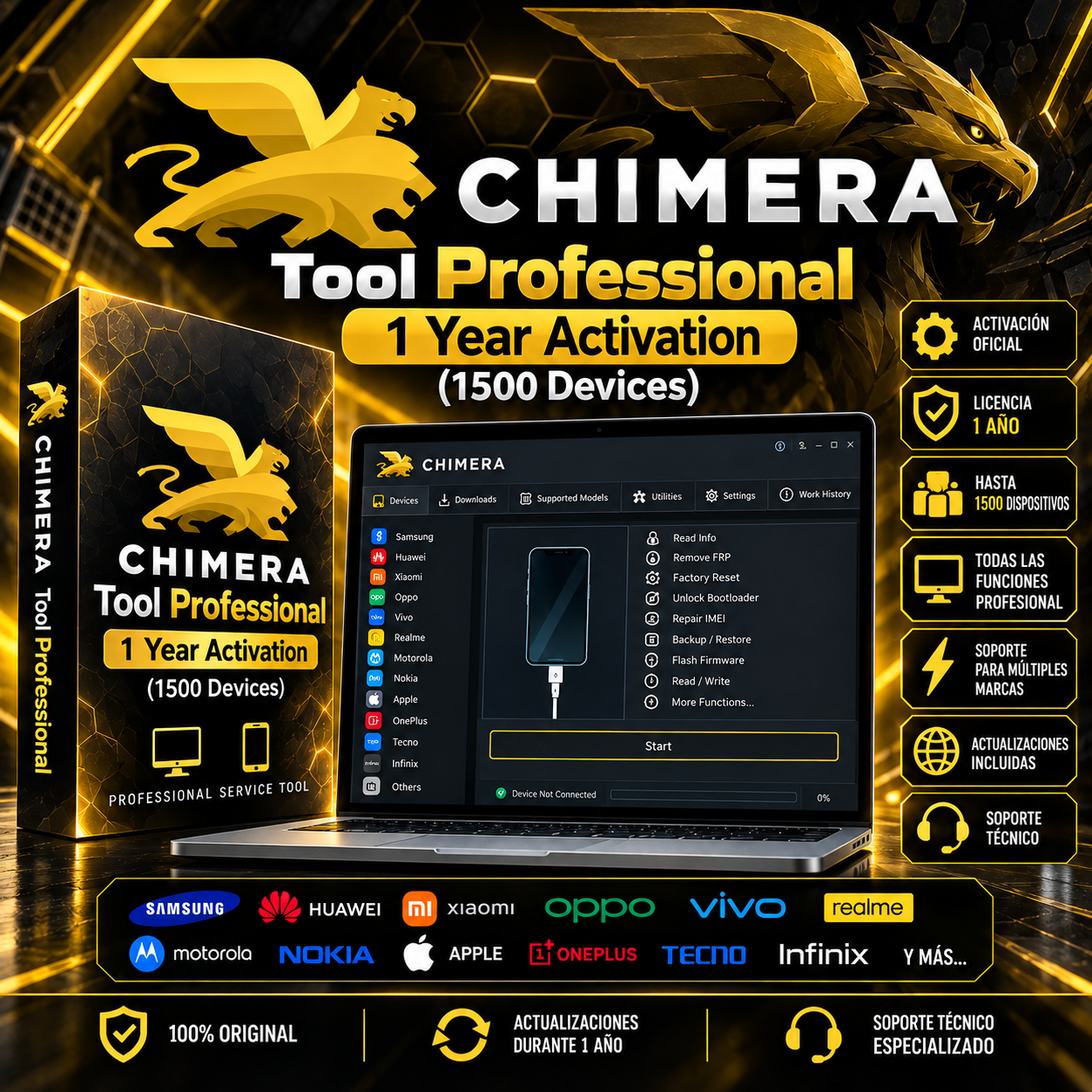 Chimera Tool Professional - 1 Year Activation (1500 Devices) -✅