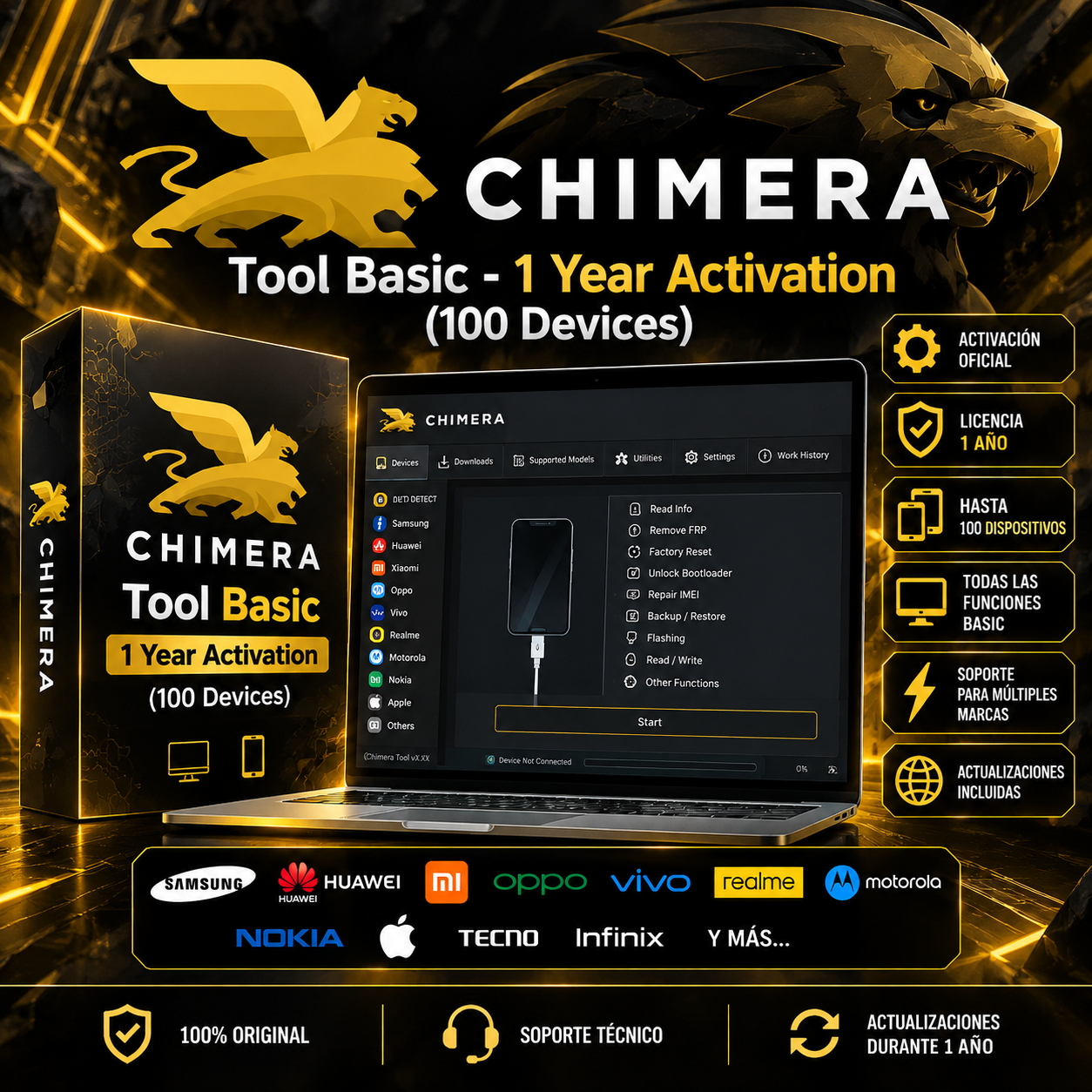 Chimera Tool Basic - 1 Year Activation (100 Devices) ✅