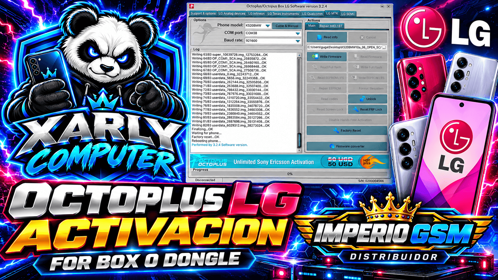 Octoplus LG Tool Activation for Box / Dongle