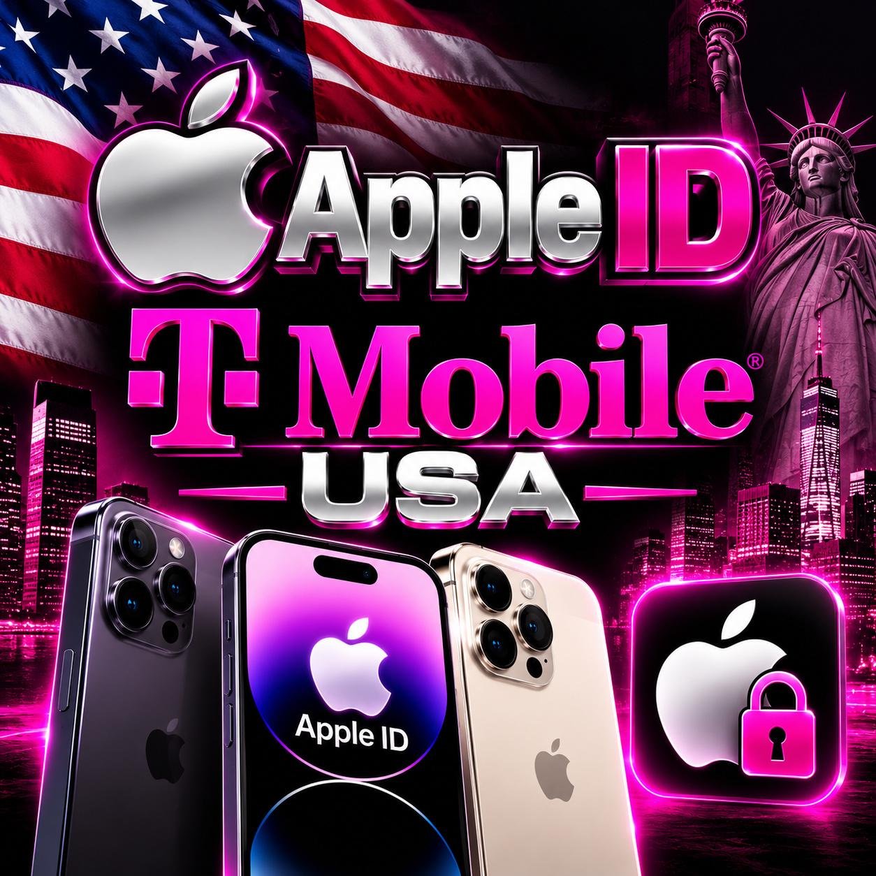 ✪ Apple ID - T-MOBILE USA Only (Owner Info) By IMEI ONLY 