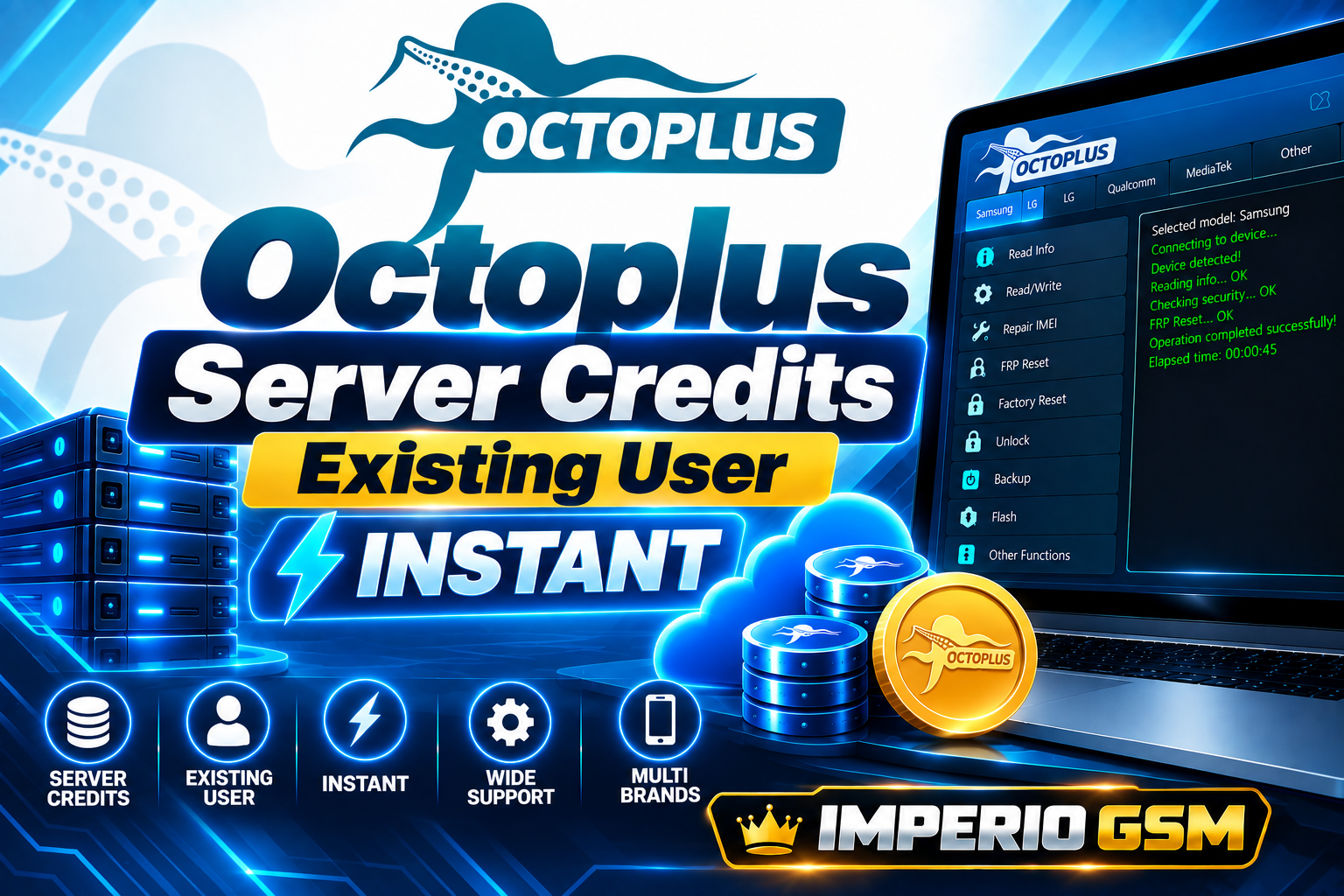 Octoplus / Octopus Box Credits For Existing Users (Instant)