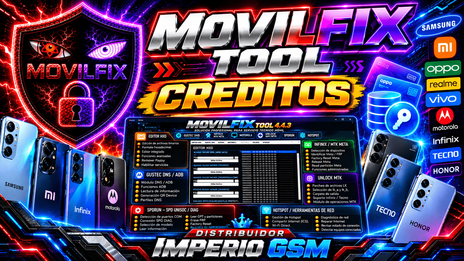 MOVILFIX TOOL CREDITS | USUARIO EXISTENTE