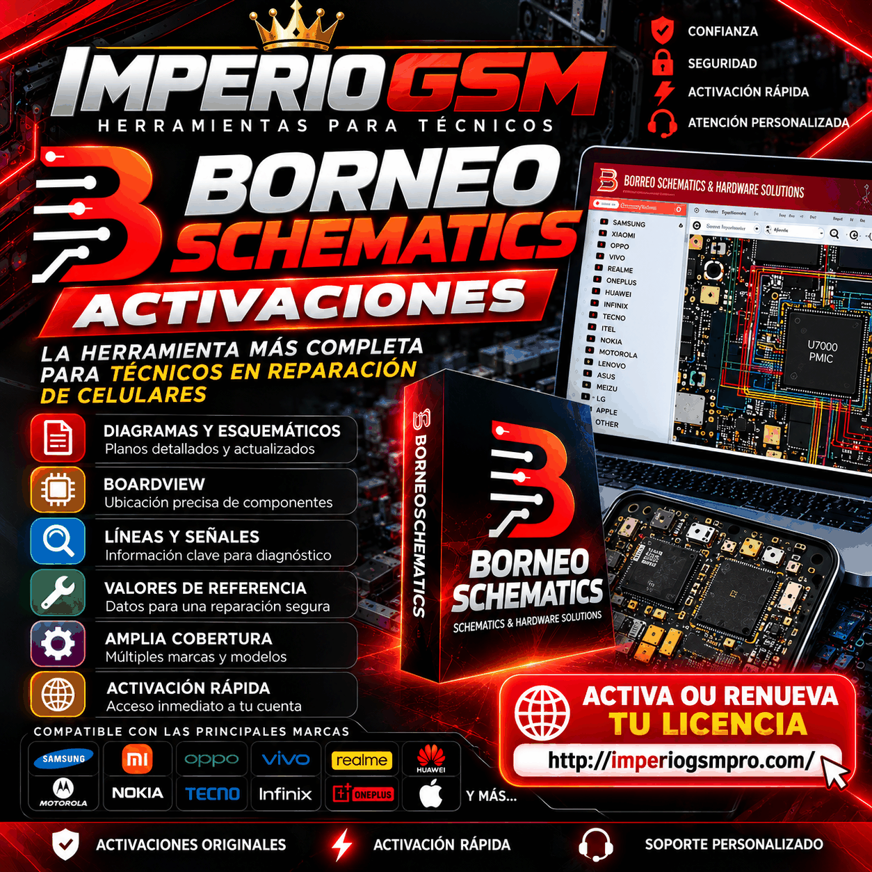 Borneo Schematics [ 1 Year - 2 PC ] (NEW / RENEW )