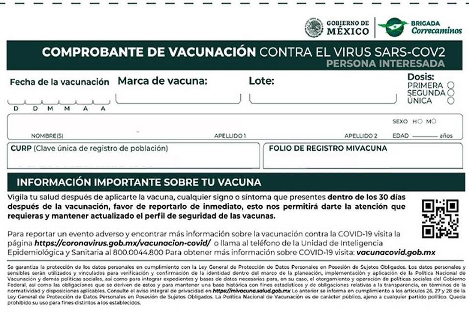 CERTIFICADO COVID FUNCIONANDO