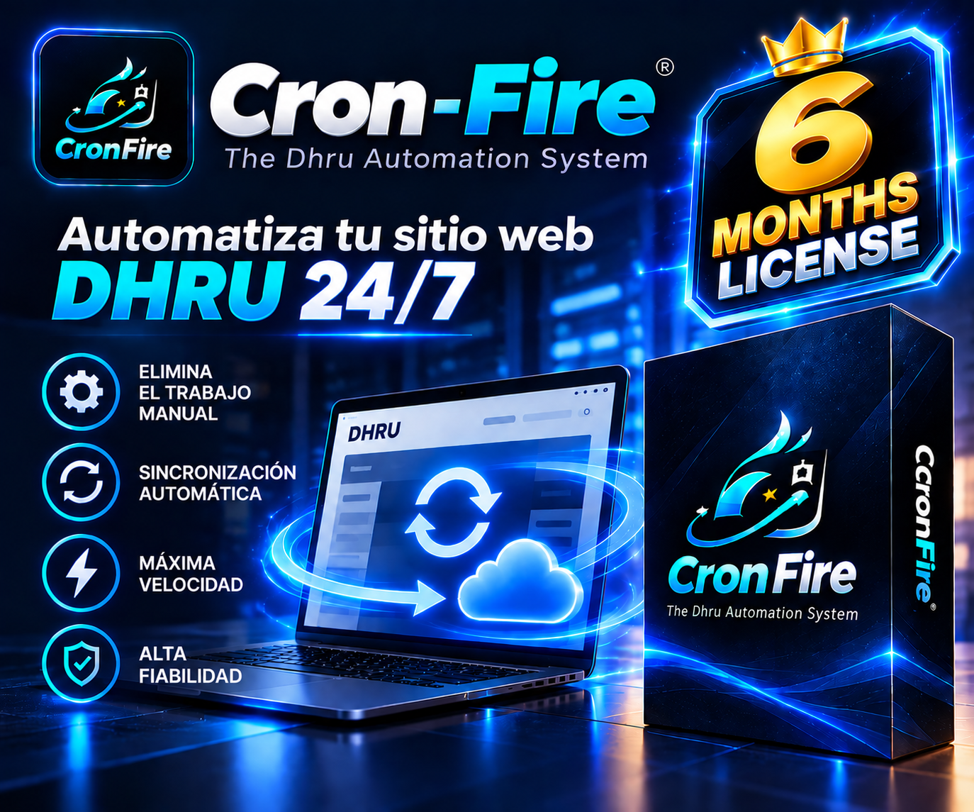 Cron-Fire (6 Months License)