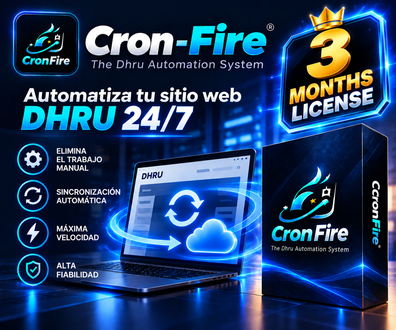 Cron-Fire (3 Months License)