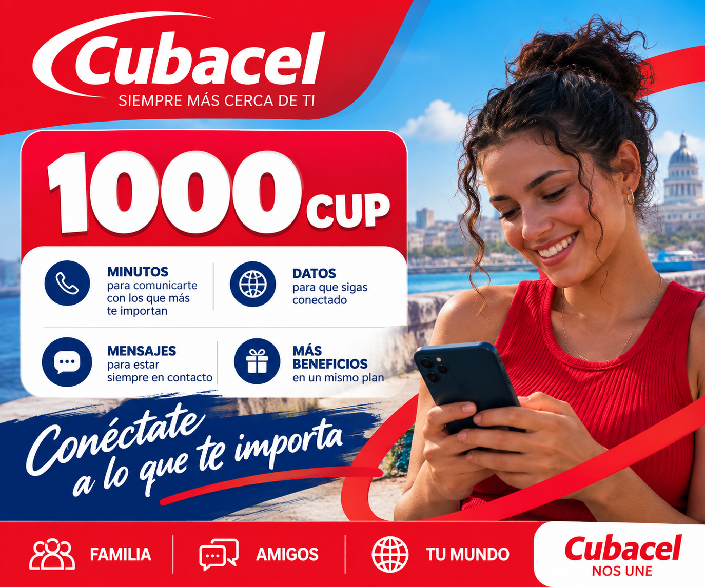 Cubacel 1000 CUP - 365 Dias