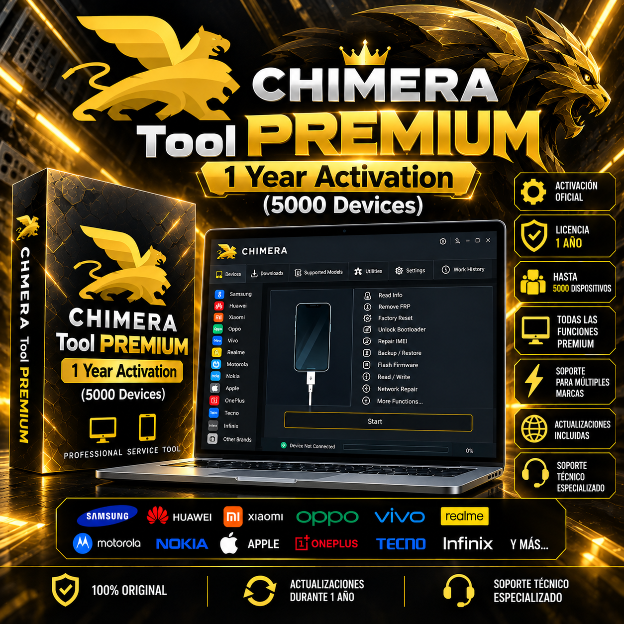 Chimera Tool Premium - 1 Year Activation (5000 Devices)✅