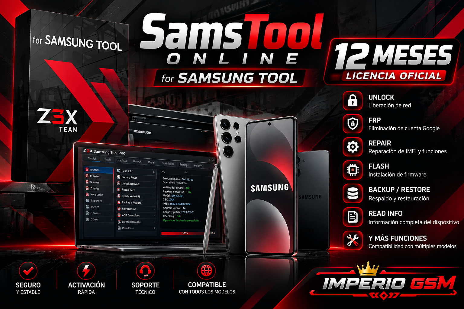 Z3X SamsTool Online - 1 Year Activation ( Existing User )