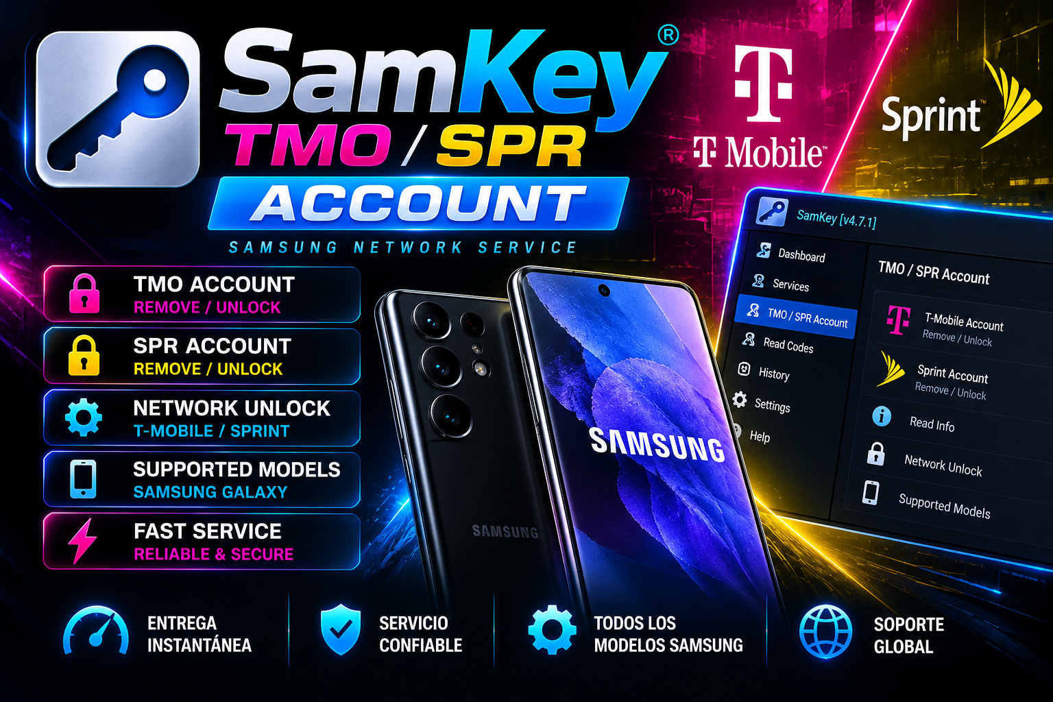 SamKey TMO / SPR Account 20 Credit (Instant ✅)
