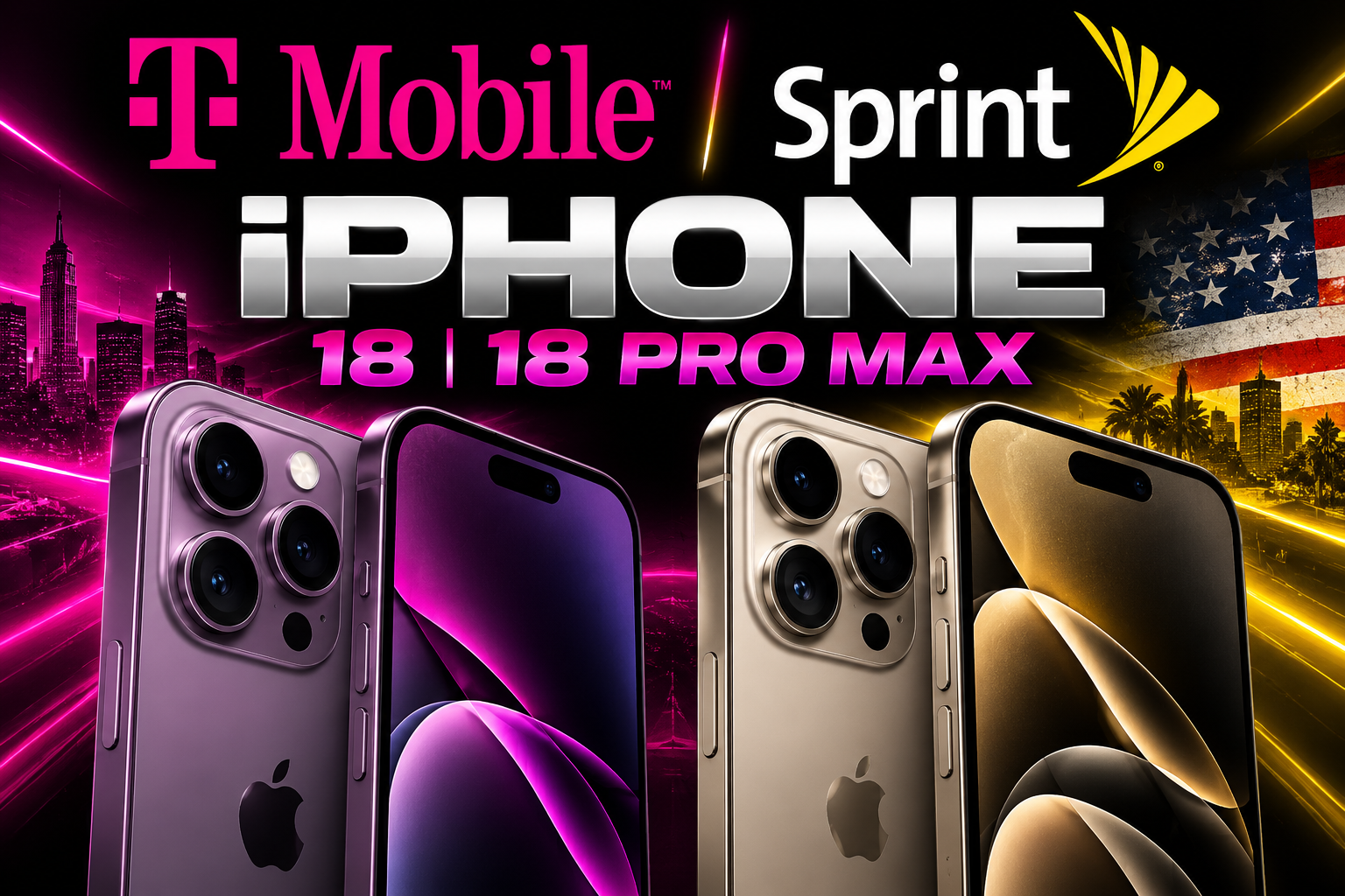 T-Mobile / Sprint | iPhone 18|18 Pro Max| SOURCE 2 ✅ 6-48 HORAS