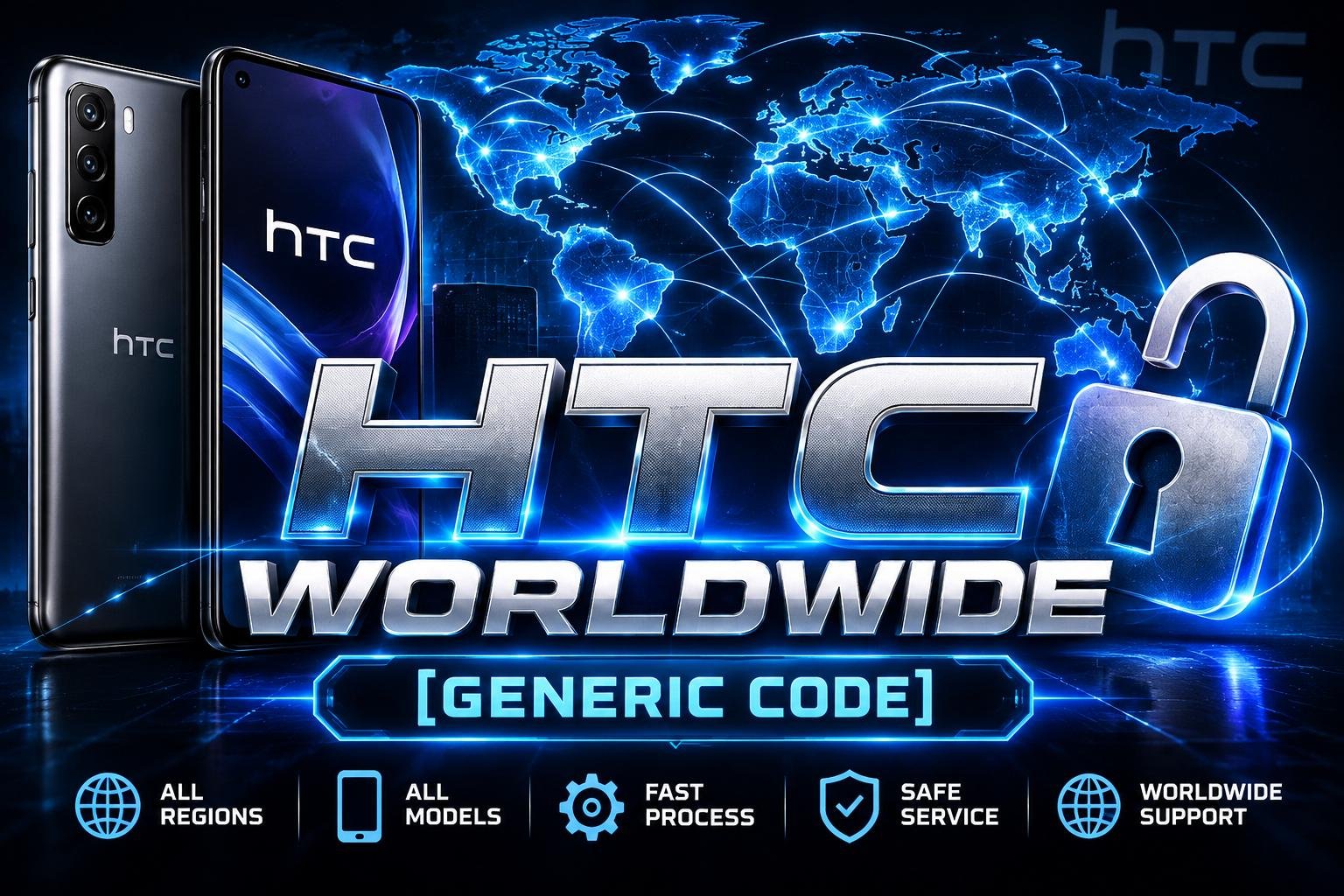 HTC Worldwide [Generic Code - All models] DataBase 1 (Models 2008-2019)