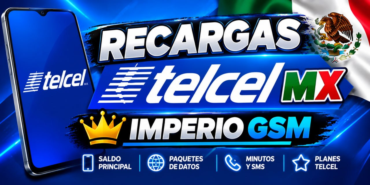 RECARGA TELCEL⚡INSTANTE 24/7 ⚡ ☀️ LAS 24 HRS ☀️  $150 MXN