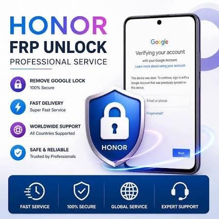 Honor FRP Key - Fast Service | Instant 1-3MIN MAX ✅