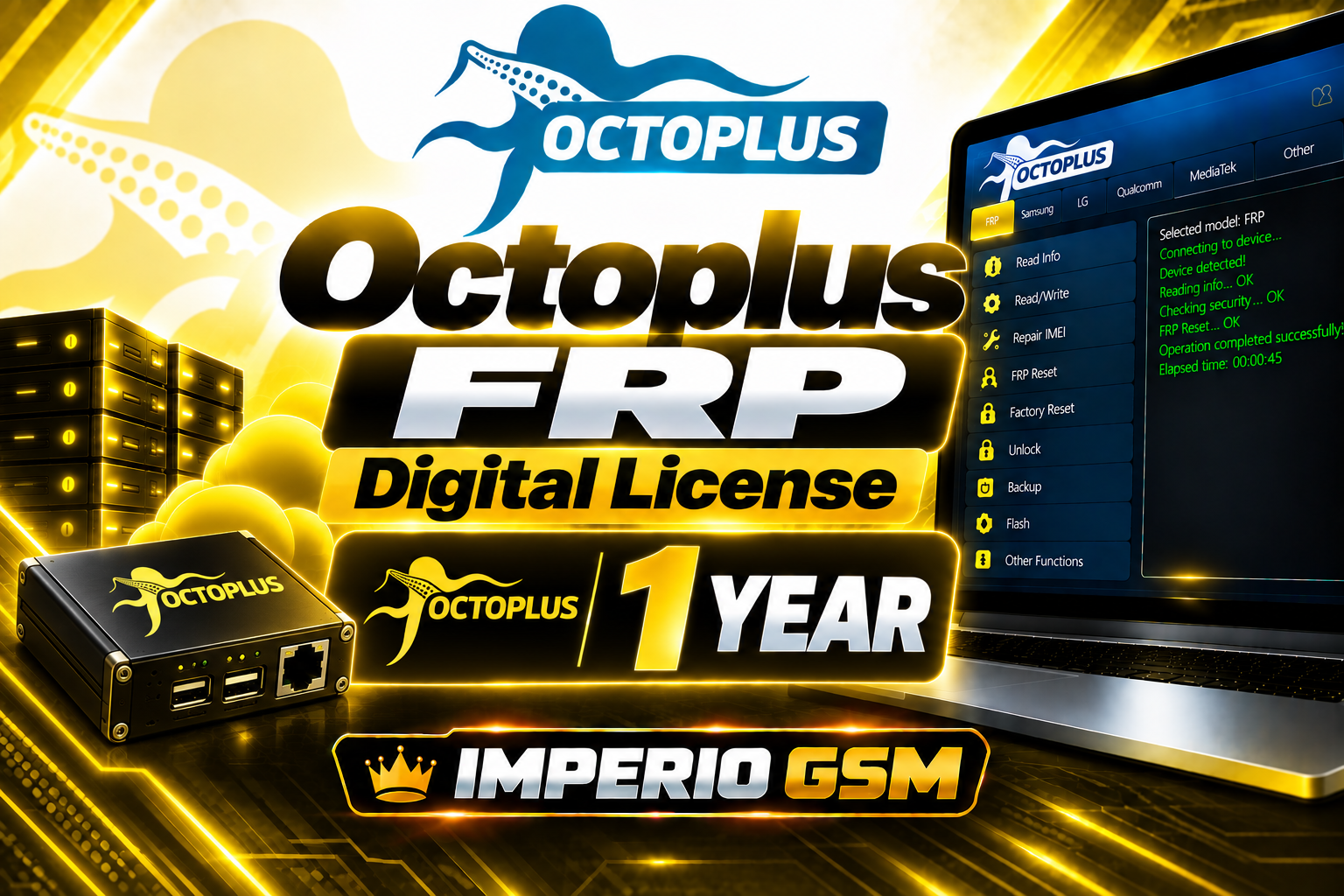 Octoplus FRP Digital 1 Year License