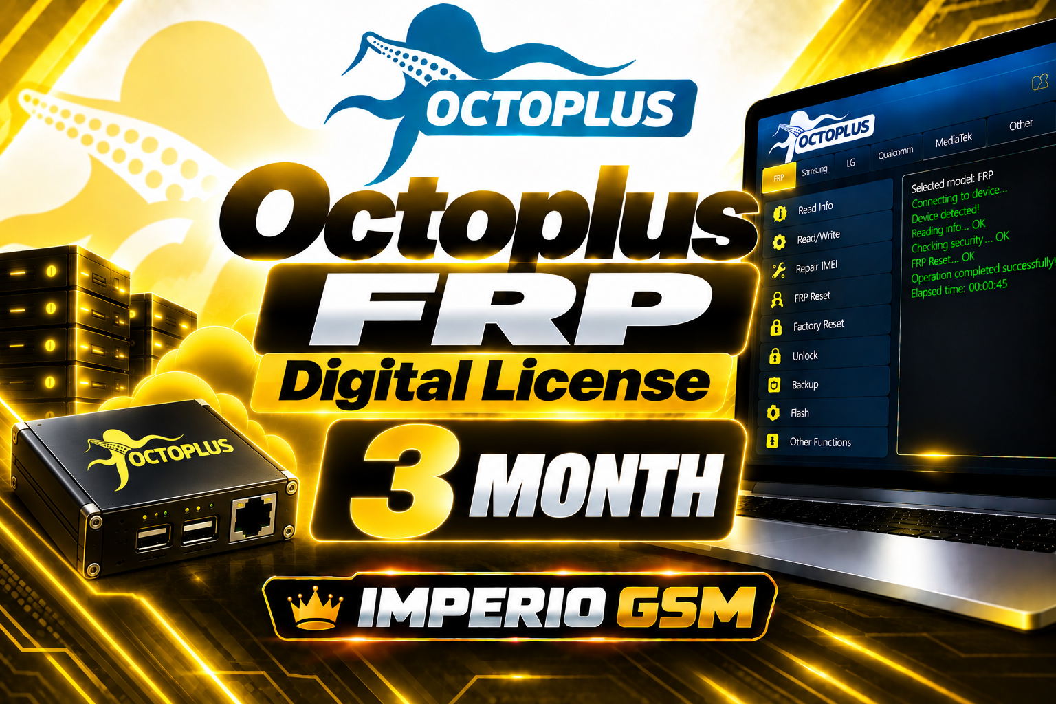 Octoplus FRP Digital 3 Month License