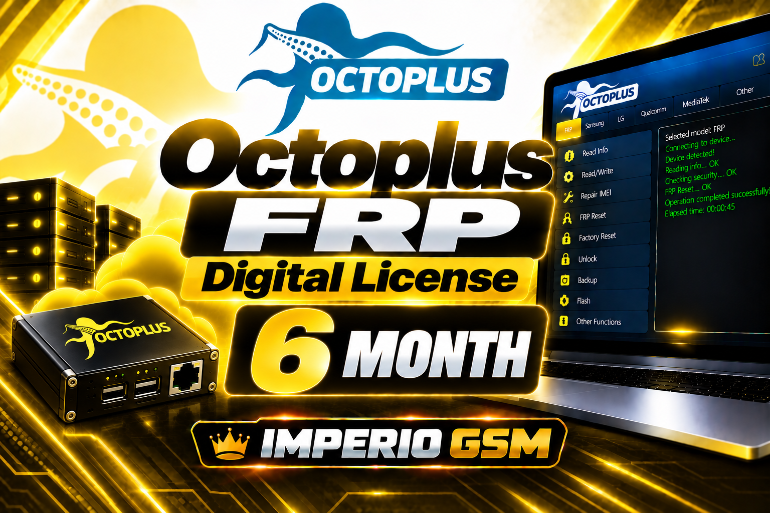Octoplus FRP Digital 6 Month License
