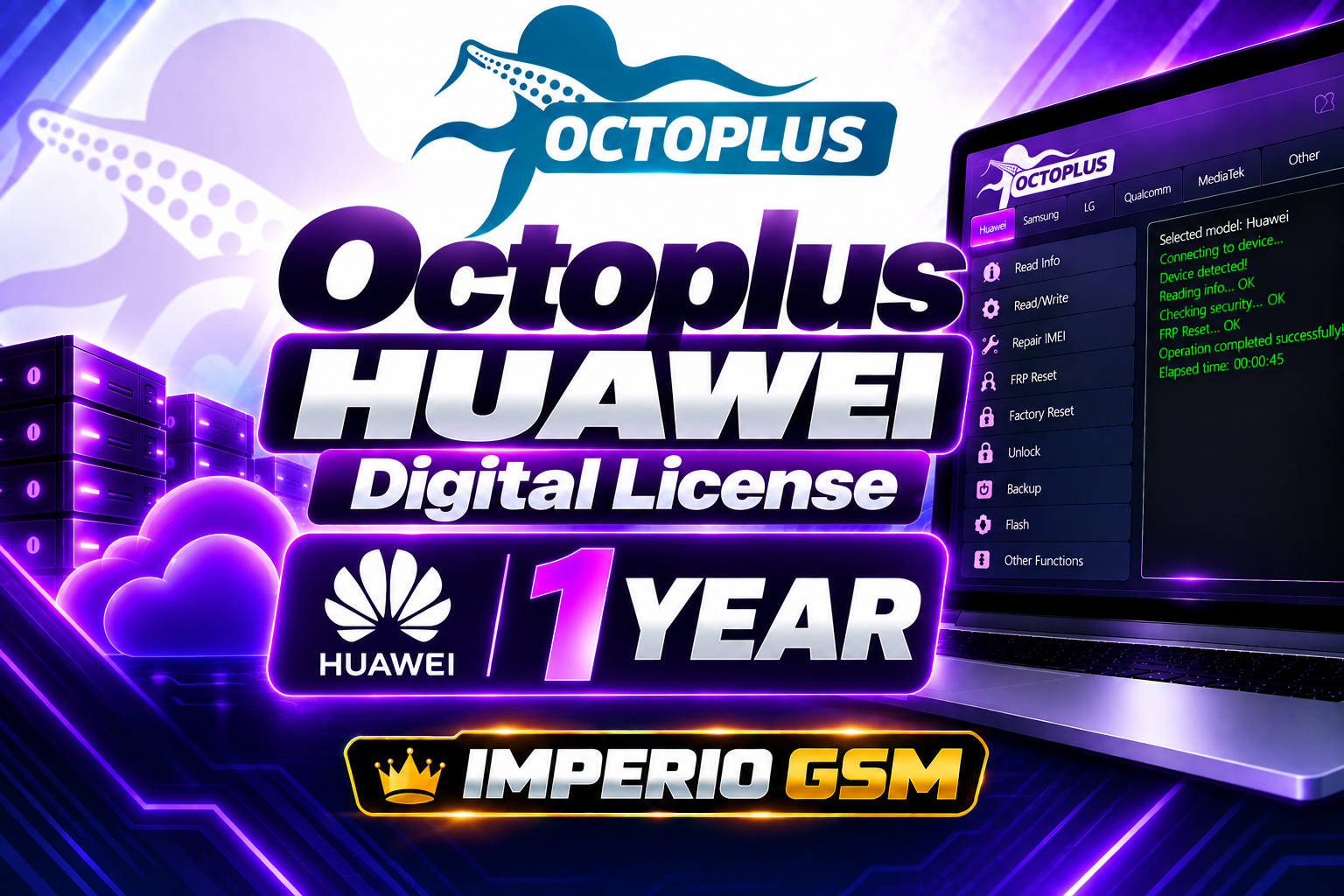 Octoplus Huawei Digital 1 Year License