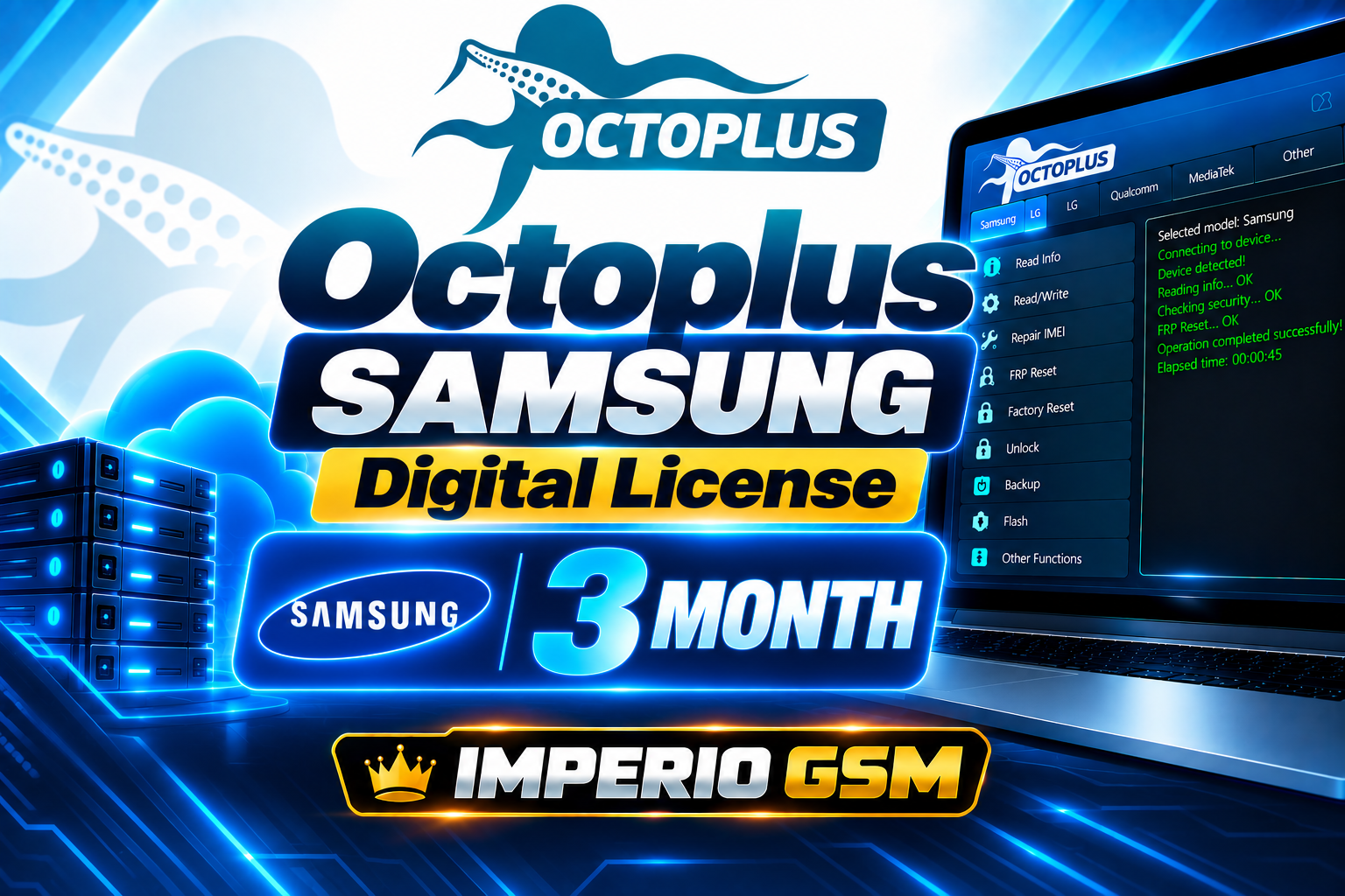 Octoplus Samsung Digital 3 Month License