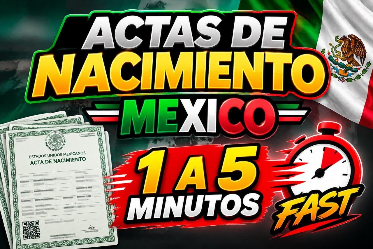 ACTA DE NACIMIENTO SERVICIO DE EMERGENCIA