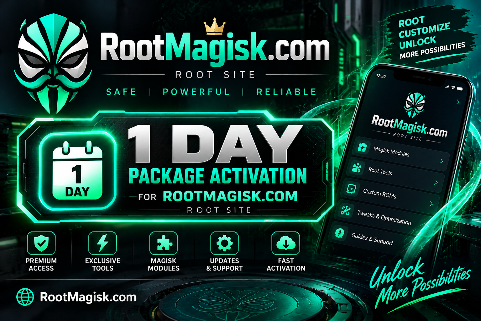 1 Day Package Activation for [RootMagisk.com ] Root Site