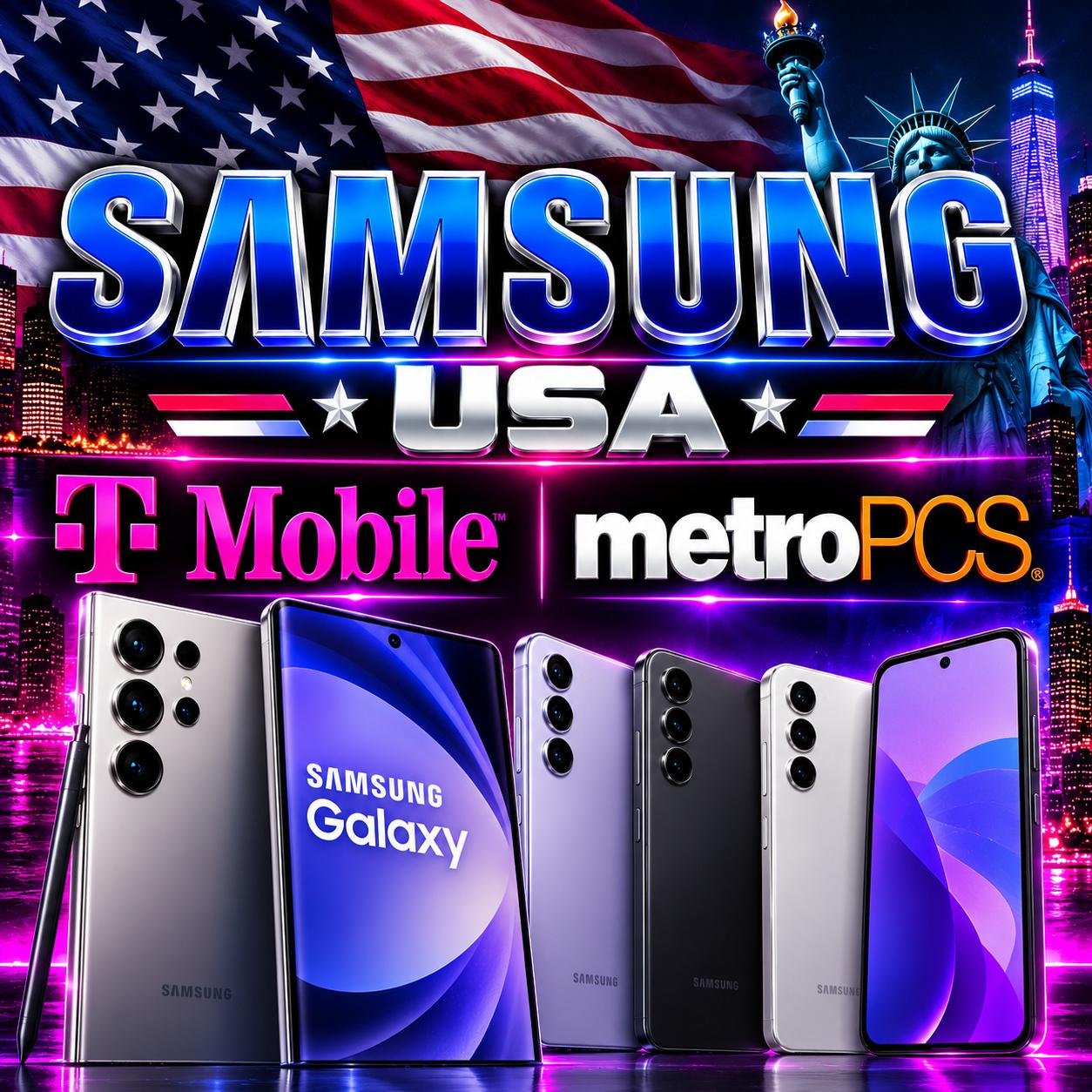 LIBERACIÓN Samsung USA T-Mobile / Sprint / MetroPCS Unlock  Till A15/A16 - [ Clean + Financed ]  15-25 dias habiles ⚡